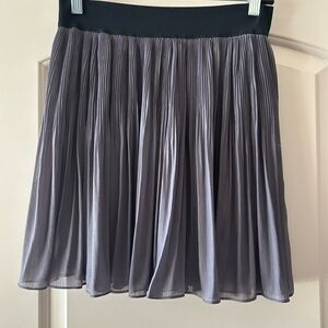 Free People Gray Mini Skater Skirt medium
